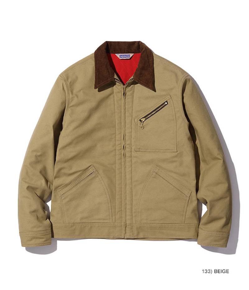 SC15401 / SUGAR CANE CANVAS PADDED WORK JACKET