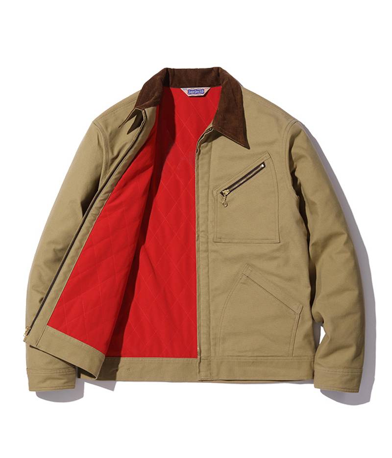 SC15401 / SUGAR CANE CANVAS PADDED WORK JACKET