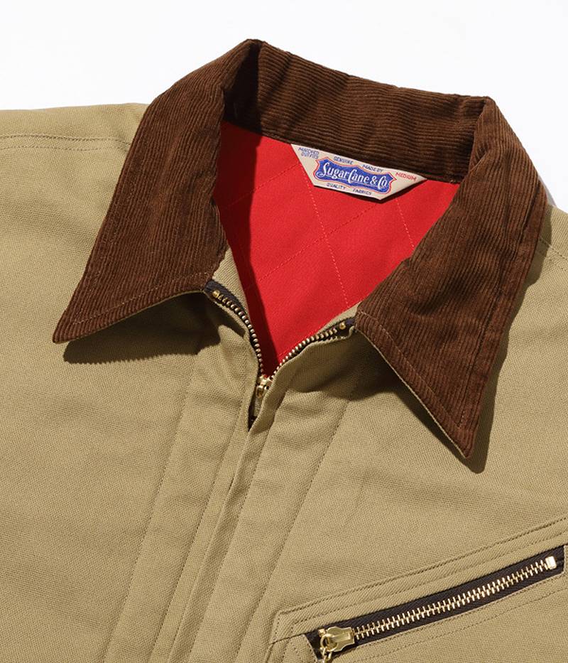SC15401 / SUGAR CANE CANVAS PADDED WORK JACKET