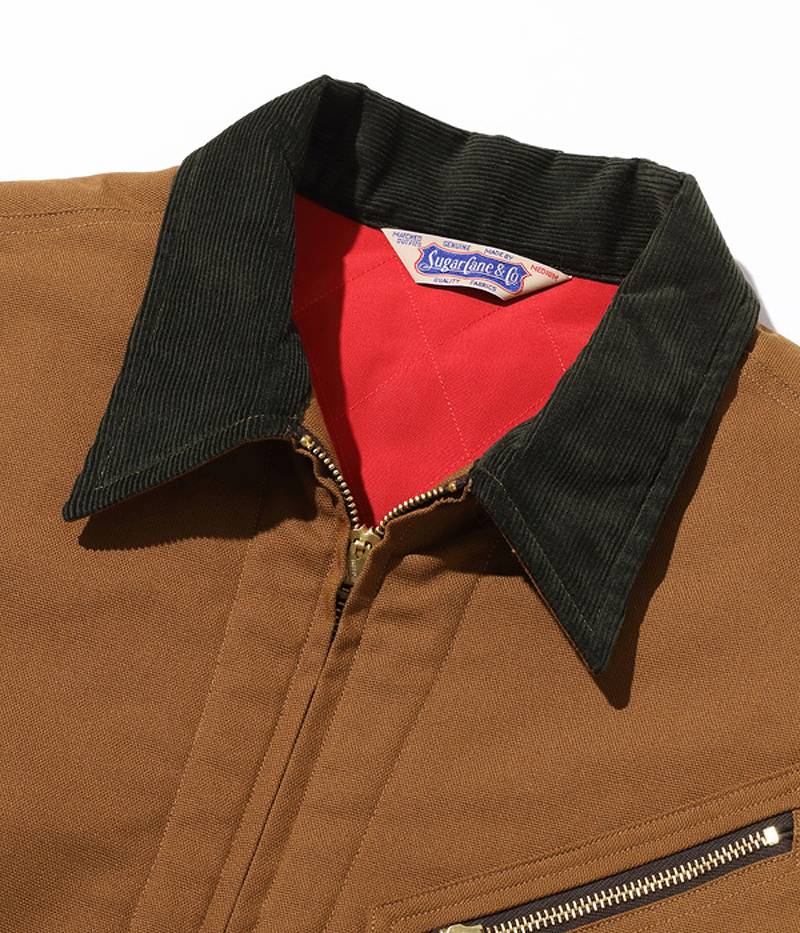 SC15401 / SUGAR CANE CANVAS PADDED WORK JACKET