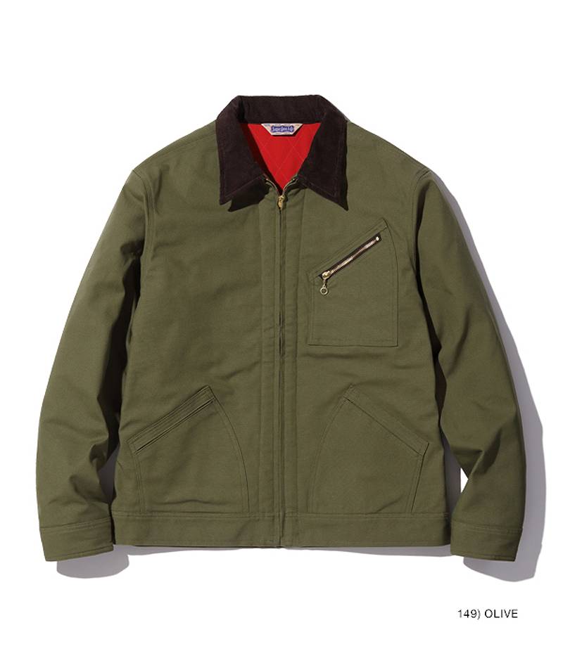 SC15401 / SUGAR CANE CANVAS PADDED WORK JACKET