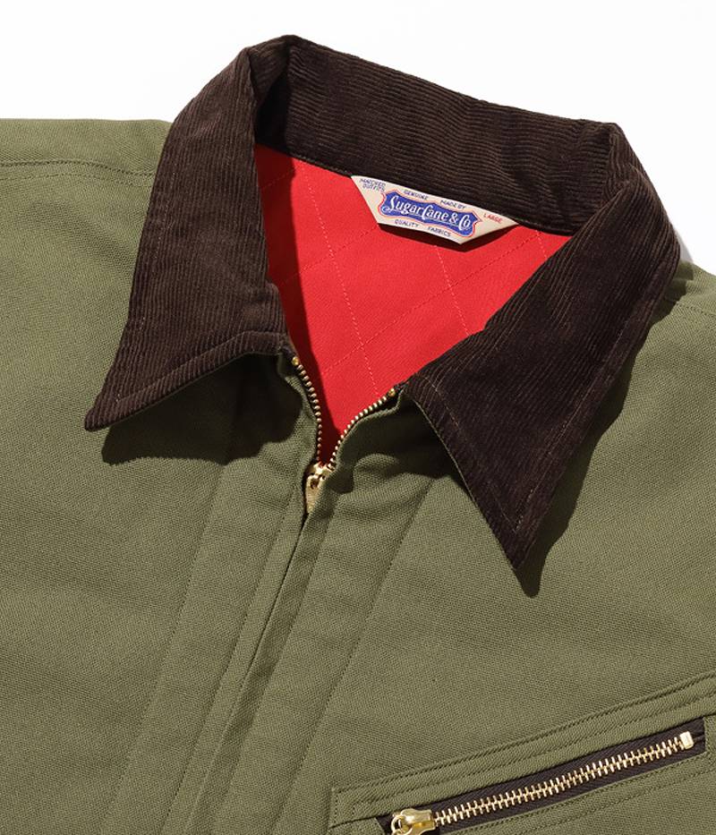 SC15401 / SUGAR CANE CANVAS PADDED WORK JACKET