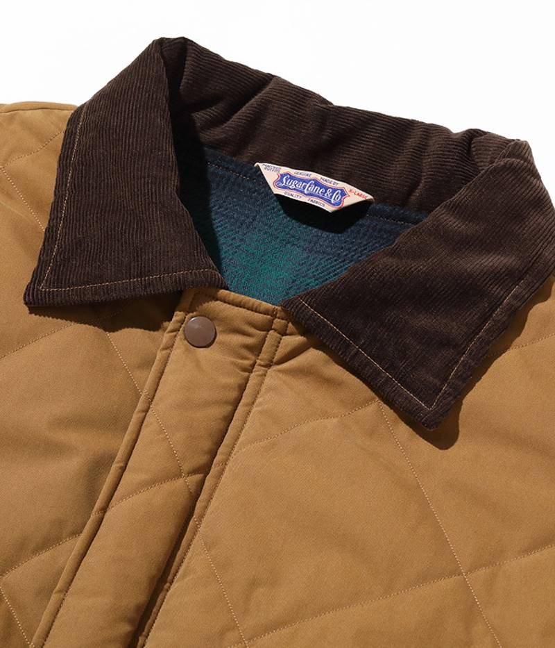 SC15402 / SUGAR CANE WEATHER CLOTH QUILTED WORK JACKET