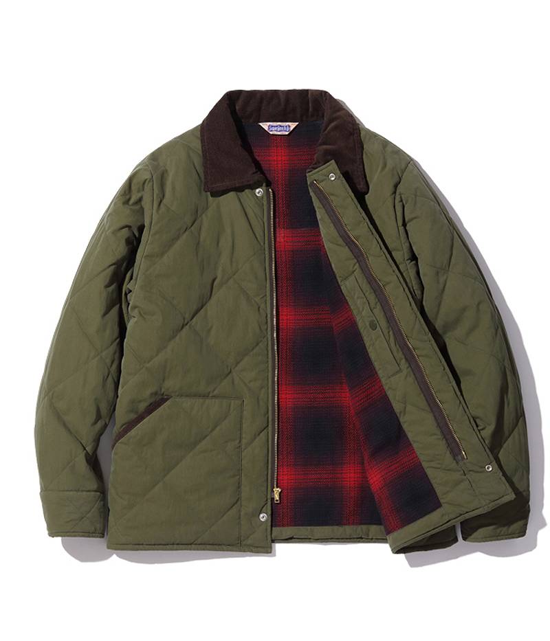 SC15402 / SUGAR CANE WEATHER CLOTH QUILTED WORK JACKET