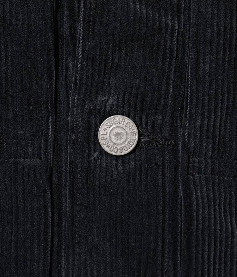 SC15463 / SUGAR CANE 9W CORDUROY HEAVY FRANNEL LINED JACKET