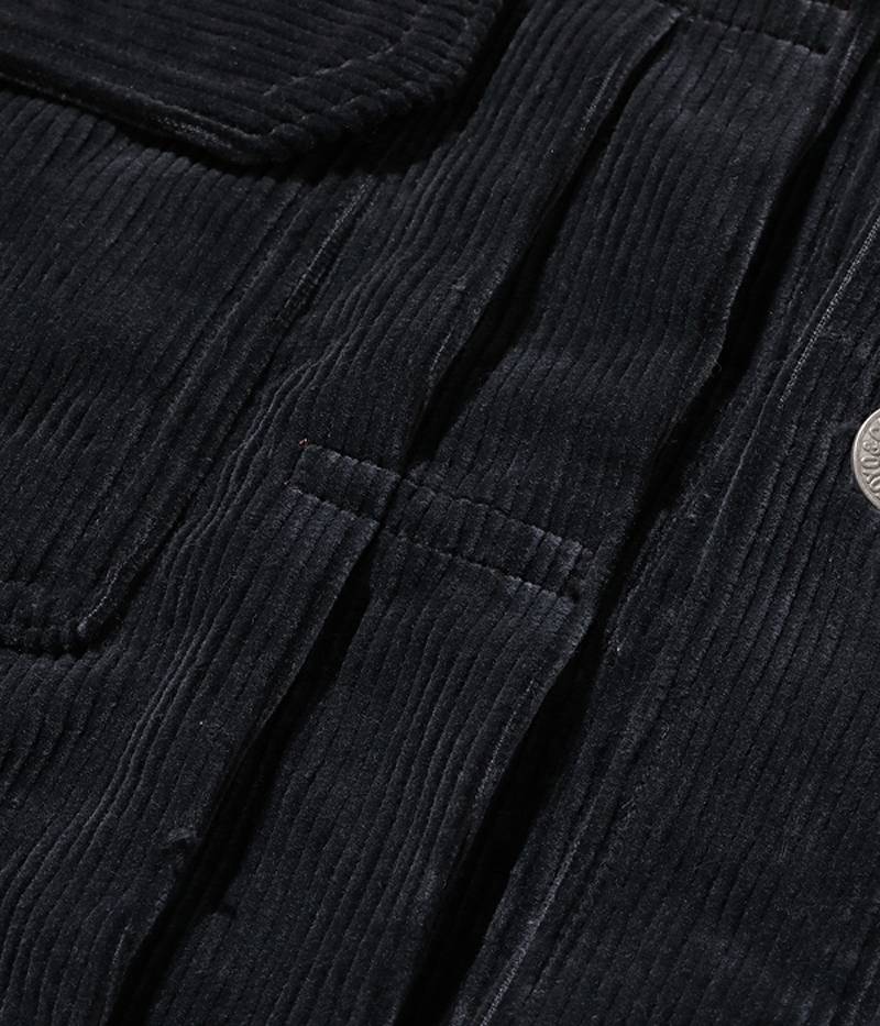 SC15463 / SUGAR CANE 9W CORDUROY HEAVY FRANNEL LINED JACKET