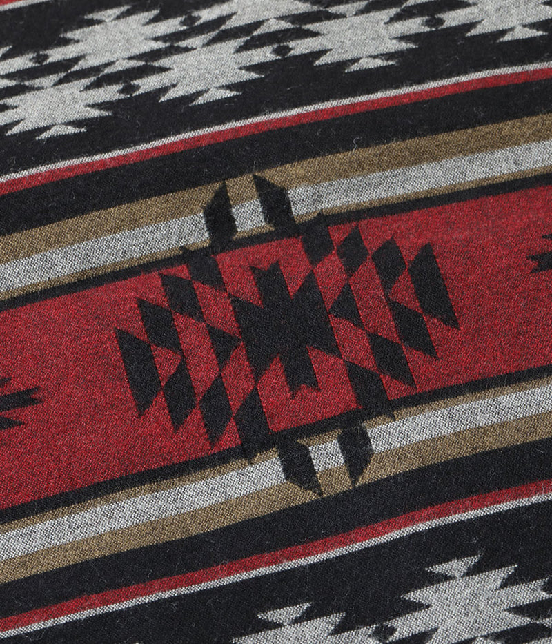 SC15827 / SUGAR CANE NATIVE AMERICAN WOOL COTTON JACQUARD PADDED WORK COAT