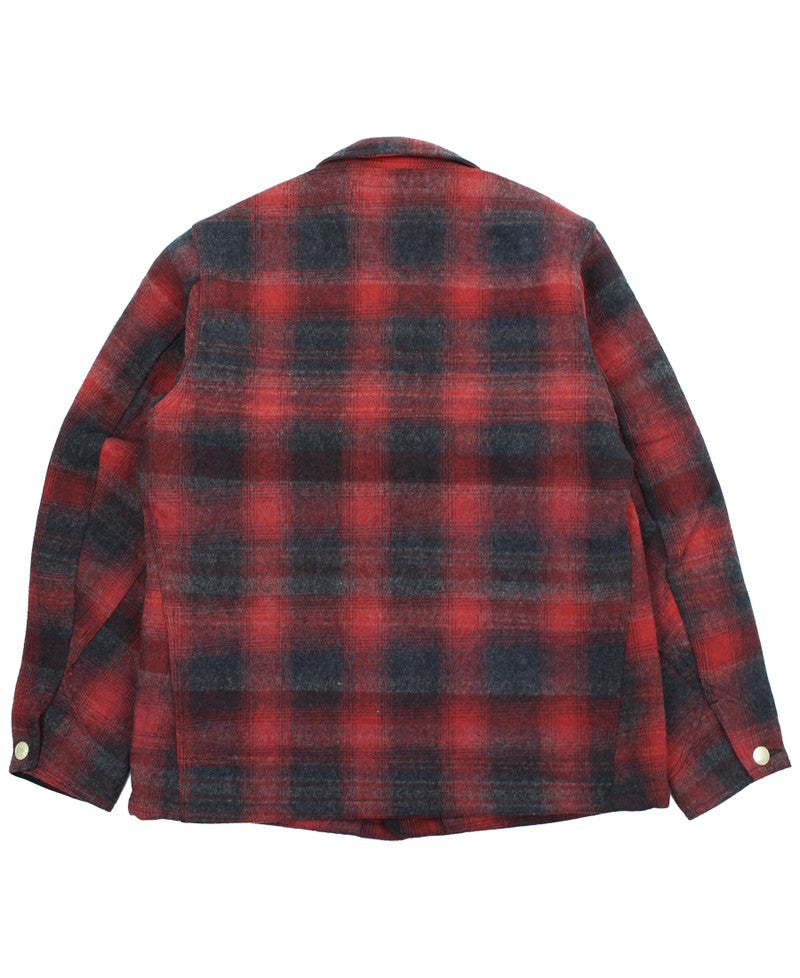 SC15843 / SUGARCANE COTTON CHECK × JACQUARD WORK COAT