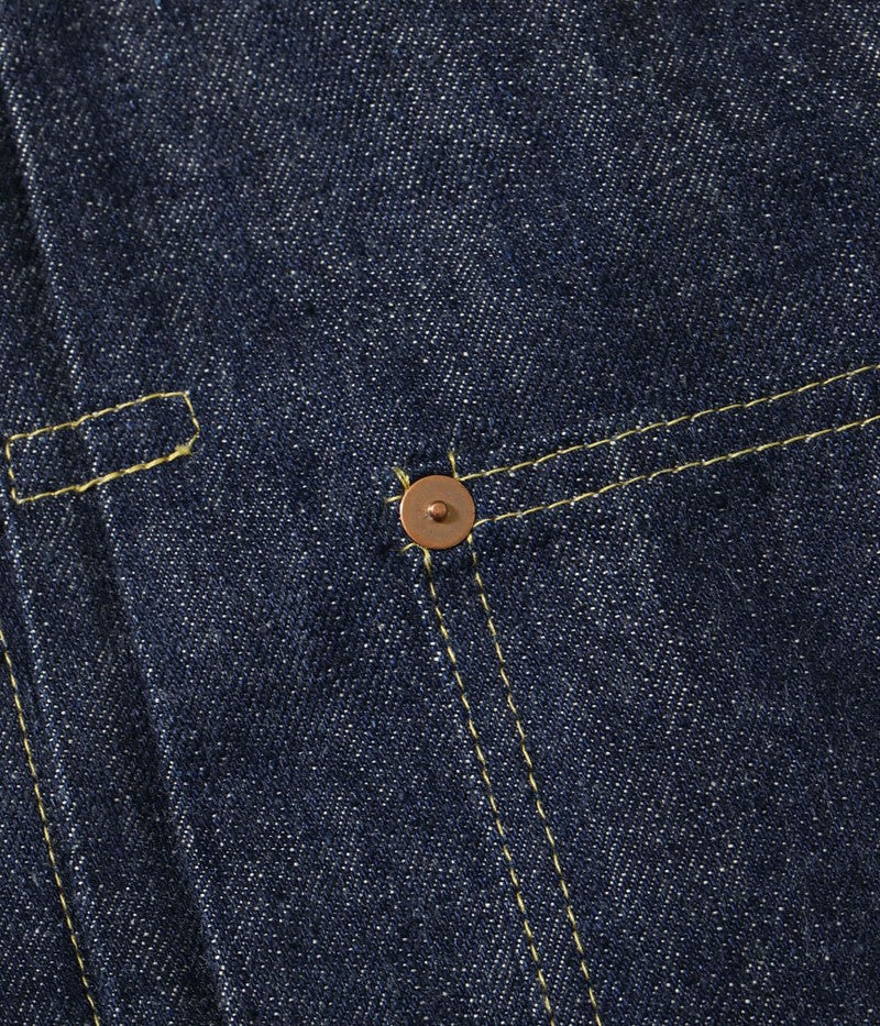 SC19010 / SUGAR CANE Super “Denim” Collectibles #10 14oz. BLUE DENIM BLOUSE “S1945” MODEL