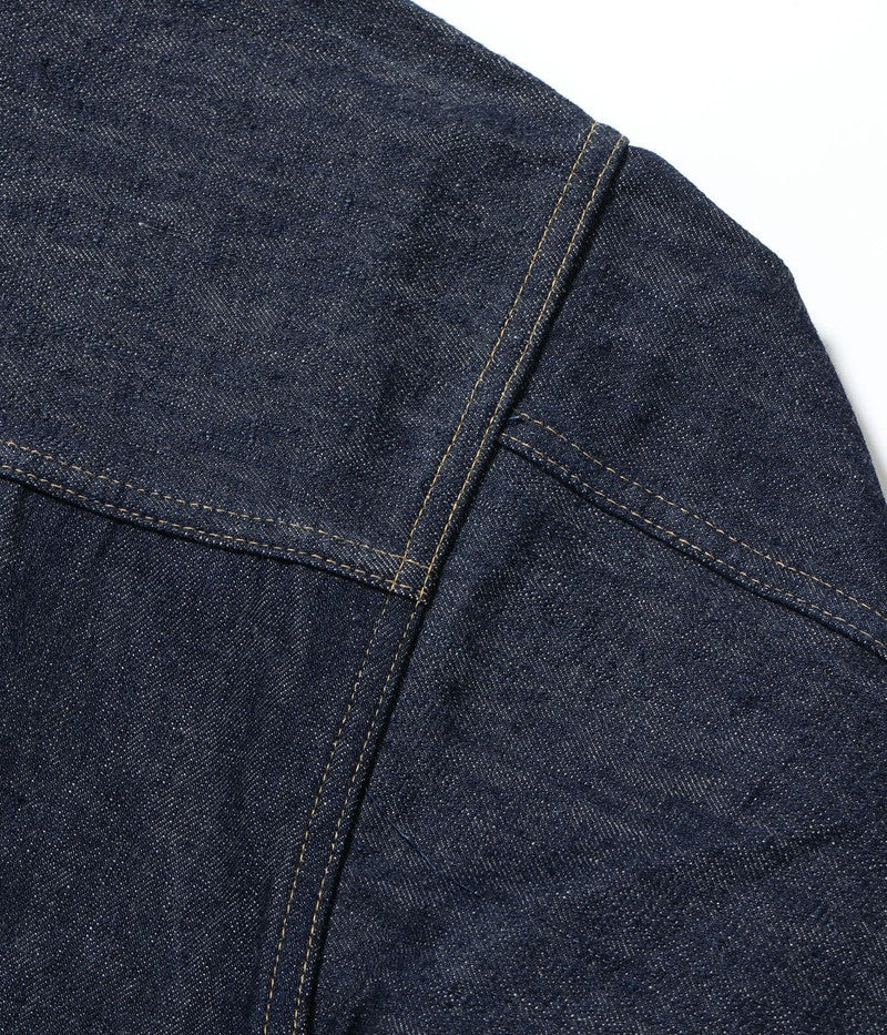 SC19010T / SUGAR CANE Super “Denim” Collectibles #10 14oz. BLUE DENIM BLOUSE “S1945” MODEL (T-BACK)