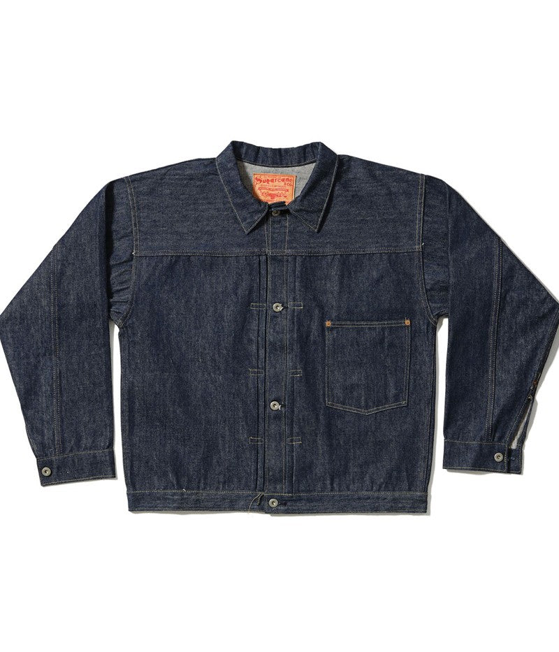 SC19010T / SUGAR CANE Super “Denim” Collectibles #10 14oz. BLUE DENIM BLOUSE “S1945” MODEL (T-BACK)
