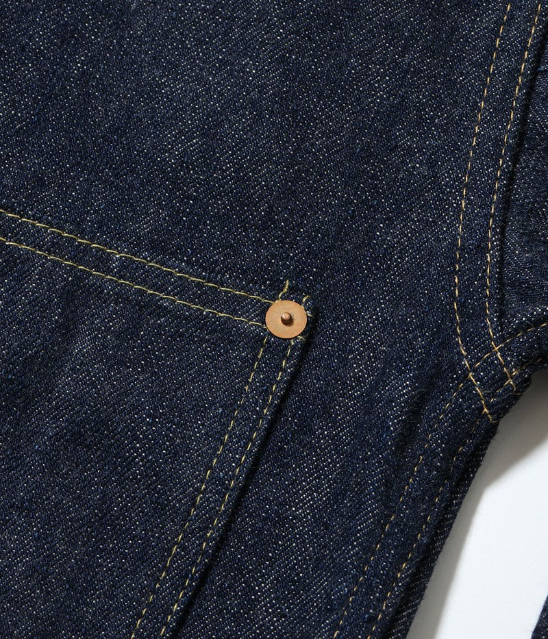 SC19010T / SUGAR CANE Super “Denim” Collectibles #10 14oz. BLUE DENIM BLOUSE “S1945” MODEL (T-BACK)