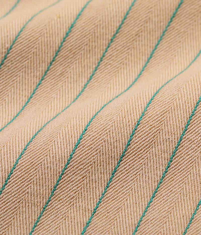 SC28652 / SUGAR CANE COKE STRIPE WORK SHIRT (LONG SLEEVE)