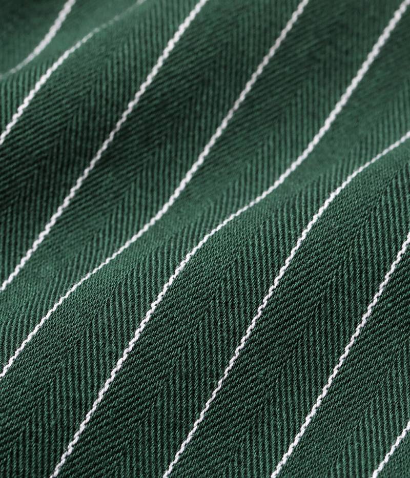 SC28652 / SUGAR CANE COKE STRIPE WORK SHIRT (LONG SLEEVE)