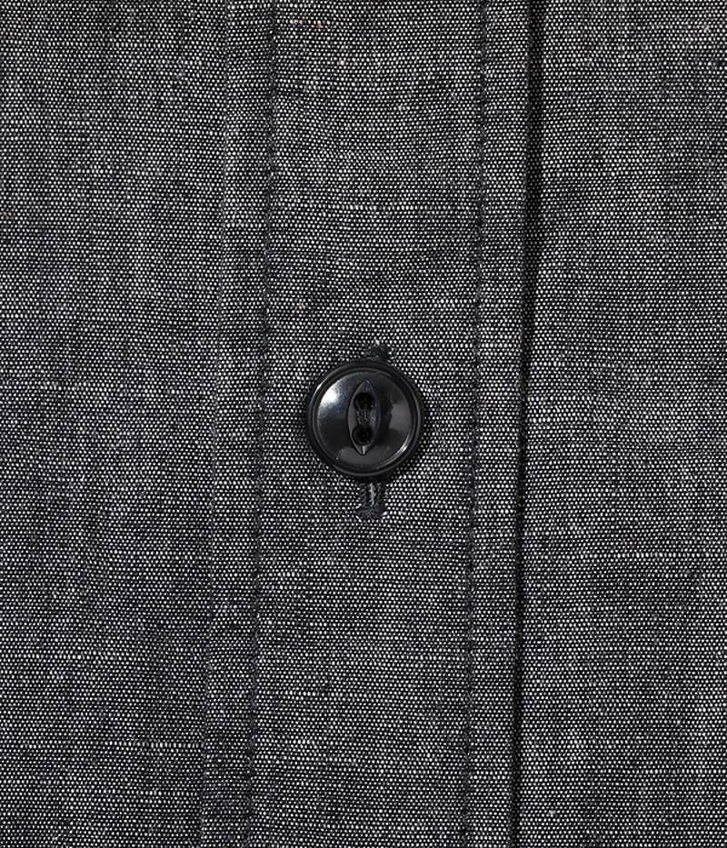 SC29159 / SUGAR CANE BLACK CHAMBRAY WORK SHIRT