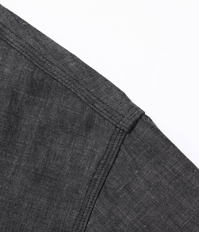 SC29159 / SUGAR CANE BLACK CHAMBRAY WORK SHIRT
