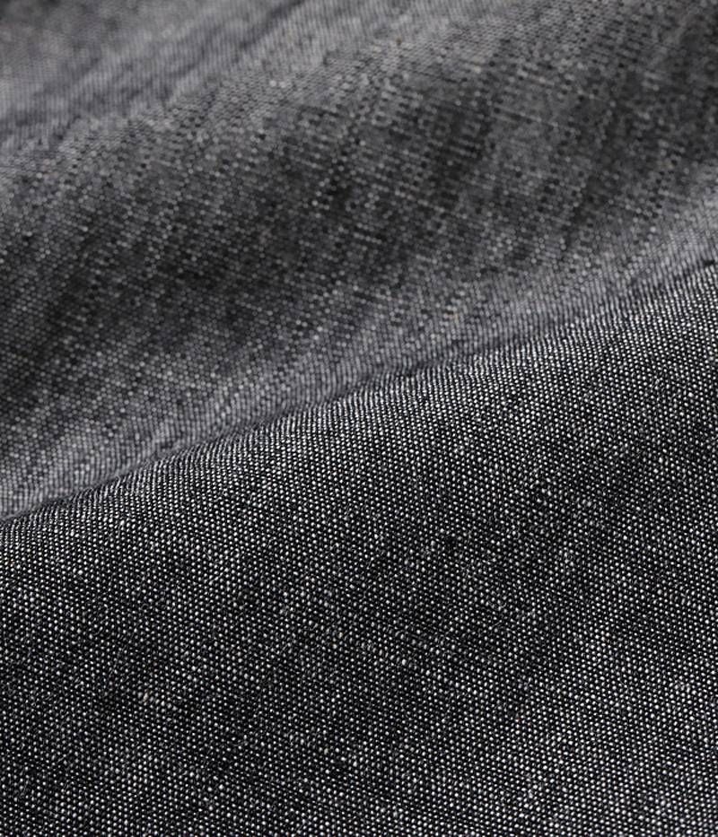 SC29159 / SUGAR CANE BLACK CHAMBRAY WORK SHIRT