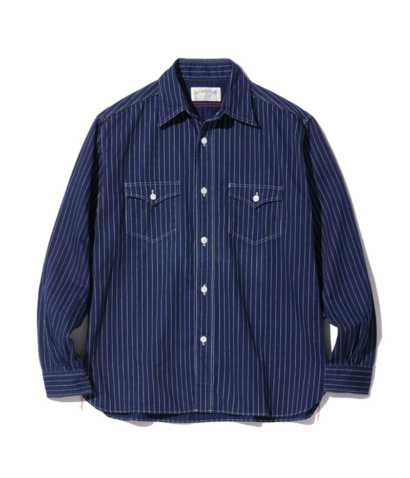 SC29164 / SUGAR CANE FICTION ROMANCE 8.5oz. WABASH STRIPE WORK SHIRT