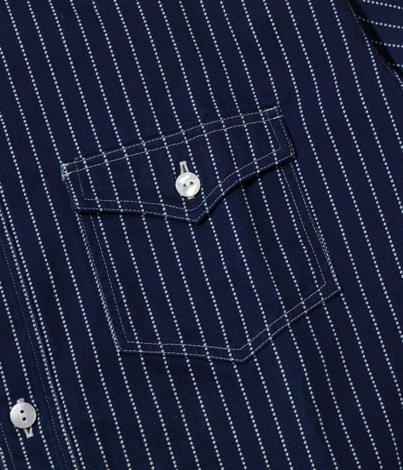 SC29164 / SUGAR CANE FICTION ROMANCE 8.5oz. WABASH STRIPE WORK SHIRT