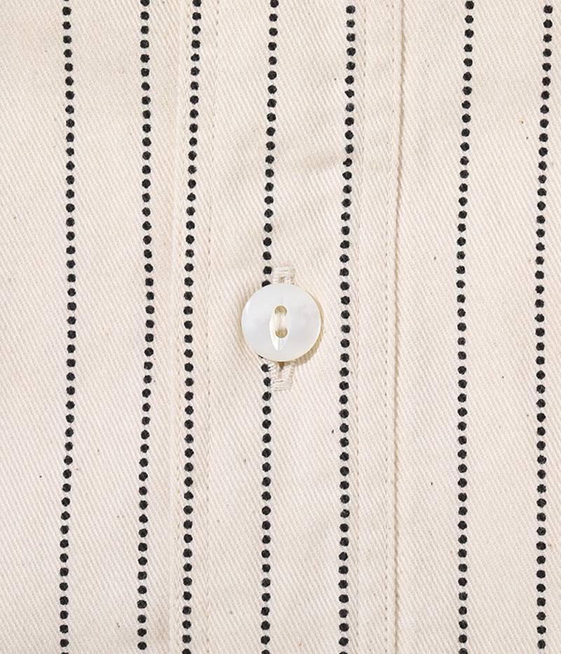 SC29165 / SUGAR CANE FICTION ROMANCE 8.5oz. WHITE WABASH STRIPE WORK SHIRT
