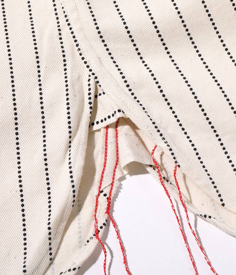 SC29165 / SUGAR CANE FICTION ROMANCE 8.5oz. WHITE WABASH STRIPE WORK SHIRT