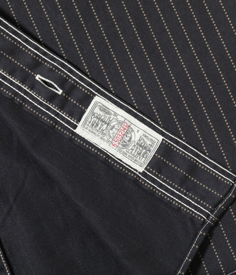 SC29585 / SUGAR CANE FICTION ROMANCE 8.5oz. BLACK WABASH STRIPE WORK SHIRT