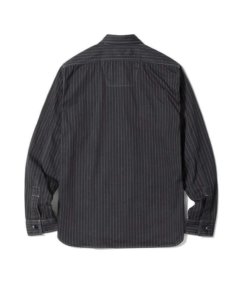 SC29585 / SUGAR CANE FICTION ROMANCE 8.5oz. BLACK WABASH STRIPE WORK SHIRT