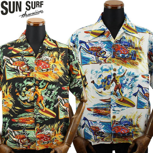 SC38992 / Mister Freedom x SUN SURF ROCK'N ROLL SHIRT - ACTION PACKED TYPE II -