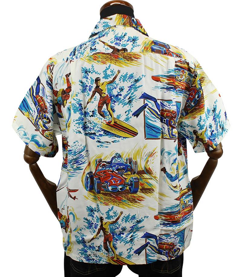 SC38992 / Mister Freedom x SUN SURF ROCK'N ROLL SHIRT - ACTION PACKED TYPE II -