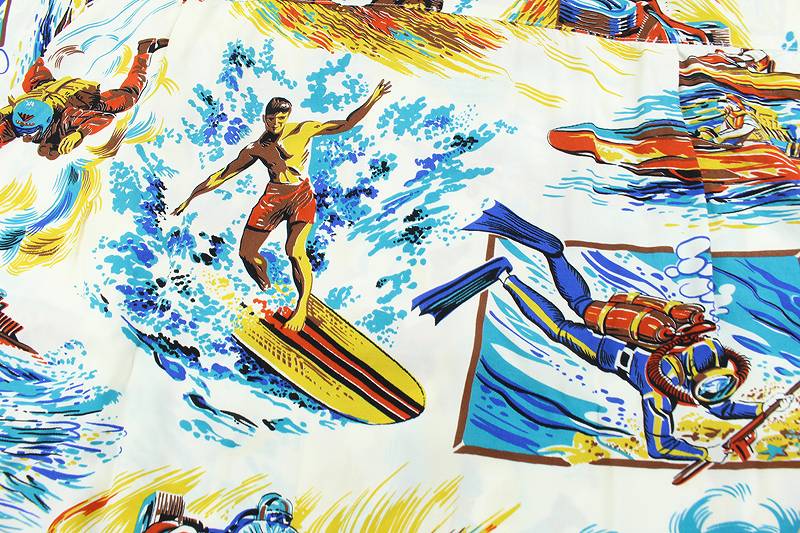 SC38992 / Mister Freedom x SUN SURF ROCK'N ROLL SHIRT - ACTION PACKED TYPE II -