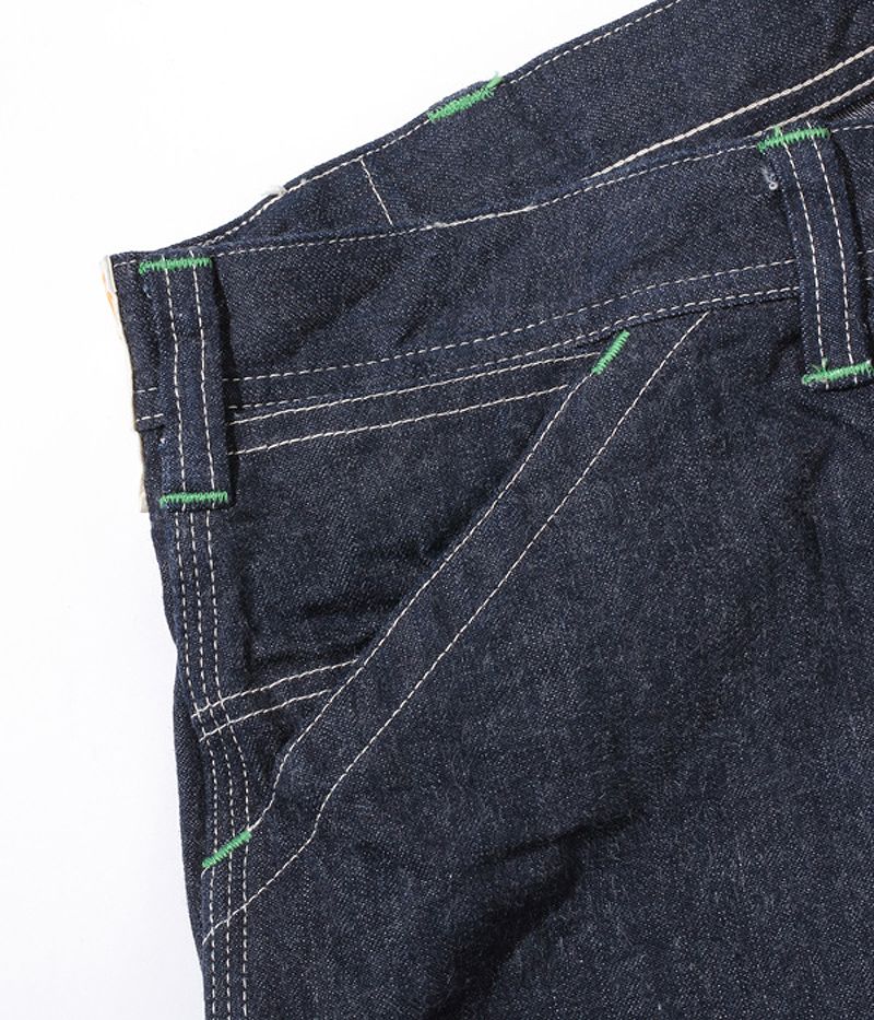 SC41822 / SUGAR CANE 11oz. BLUE DENIM WORK PANTS