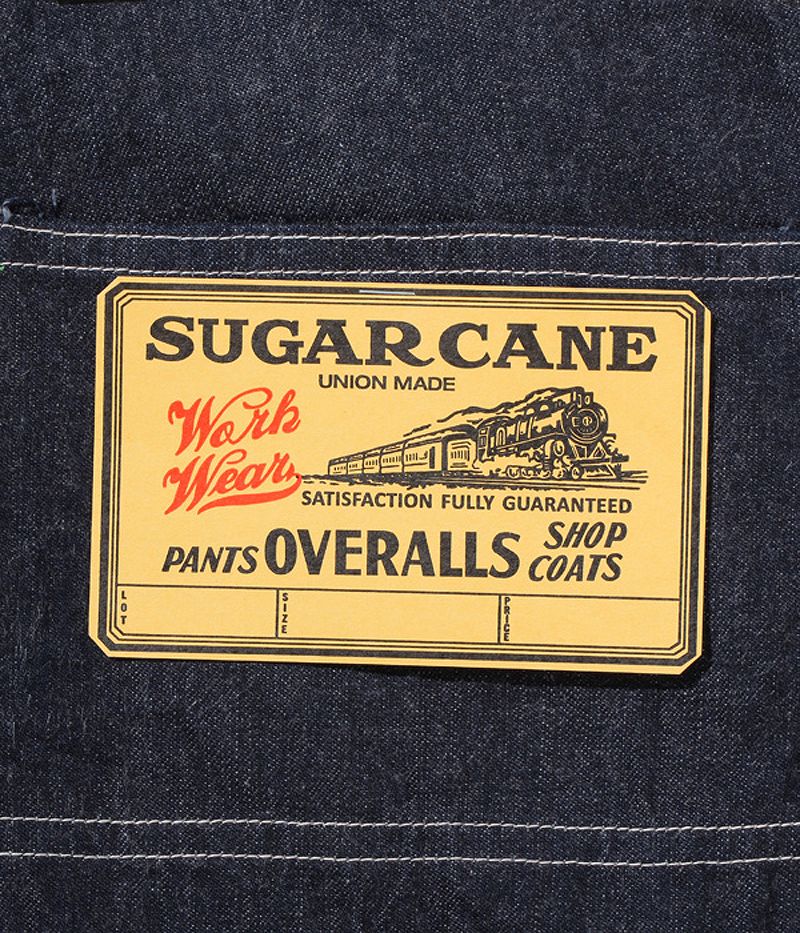 SC41822 / SUGAR CANE 11oz. BLUE DENIM WORK PANTS