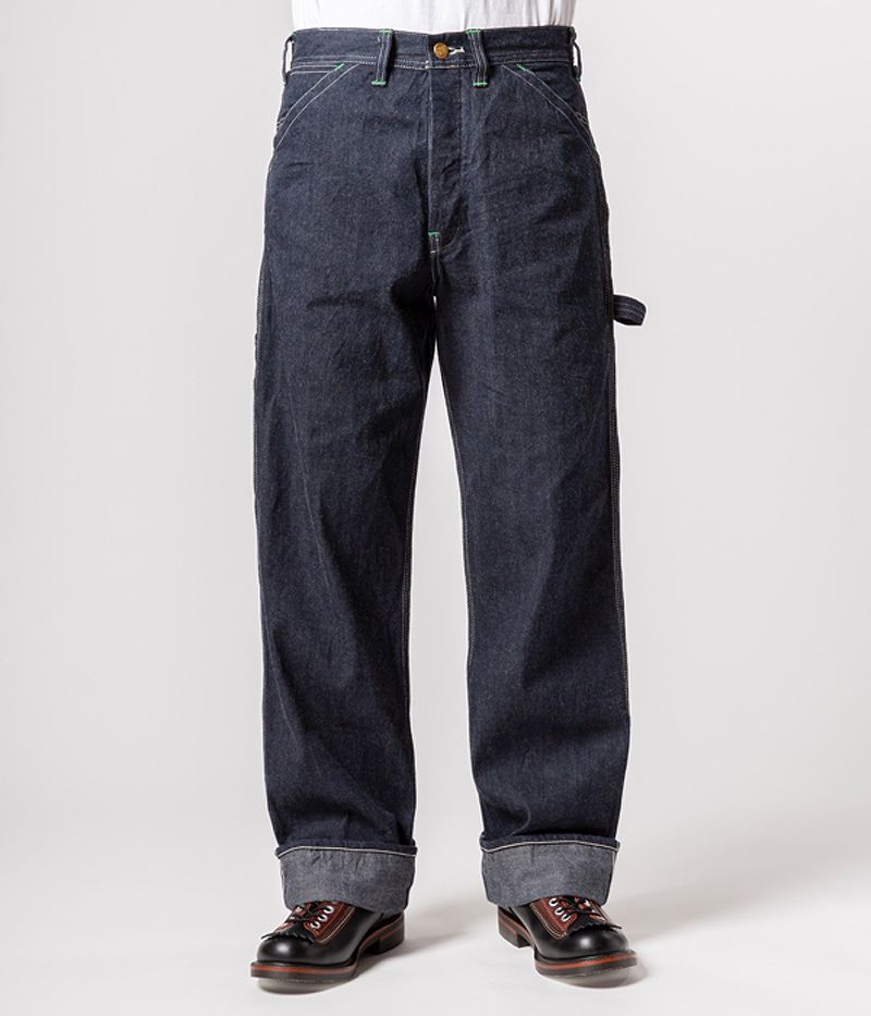 SC41822 / SUGAR CANE 11oz. BLUE DENIM WORK PANTS