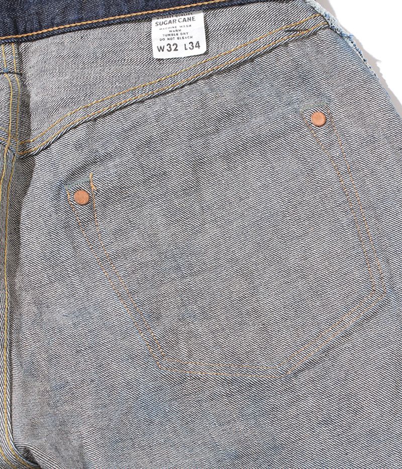 SC41947A / SUGAR CANE 14.25oz. STANDARD DENIM 1947 MODEL (REGULAR STRAIGHT)