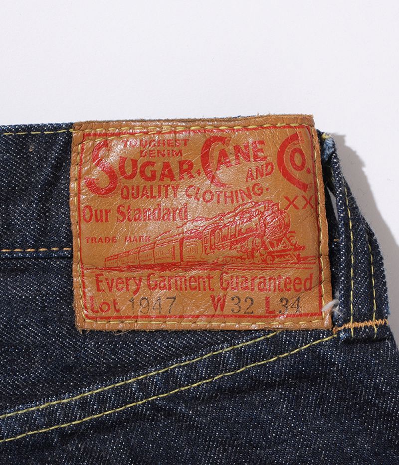 SC41947A / SUGAR CANE 14.25oz. STANDARD DENIM 1947 MODEL (REGULAR STRAIGHT)
