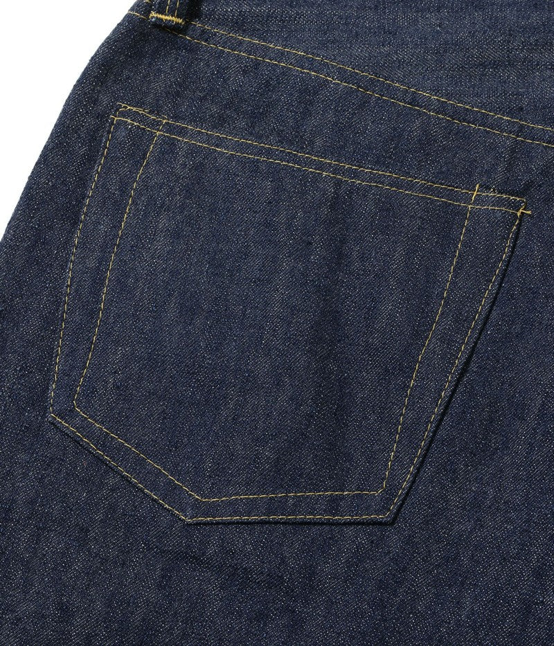 SC49001 / SUGAR CANE Super “Denim” Collectibles #01 14oz. BLUE DENIM WAIST OVERALLS “S1945” MODEL