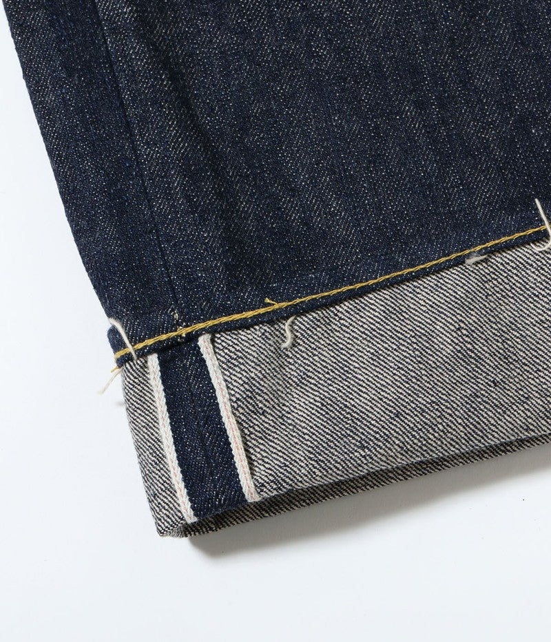 SC49001 / SUGAR CANE Super “Denim” Collectibles #01 14oz. BLUE DENIM WAIST OVERALLS “S1945” MODEL