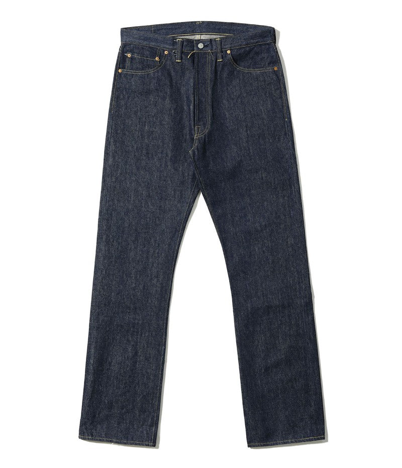 SC49001 / SUGAR CANE Super “Denim” Collectibles #01 14oz. BLUE DENIM WAIST OVERALLS “S1945” MODEL