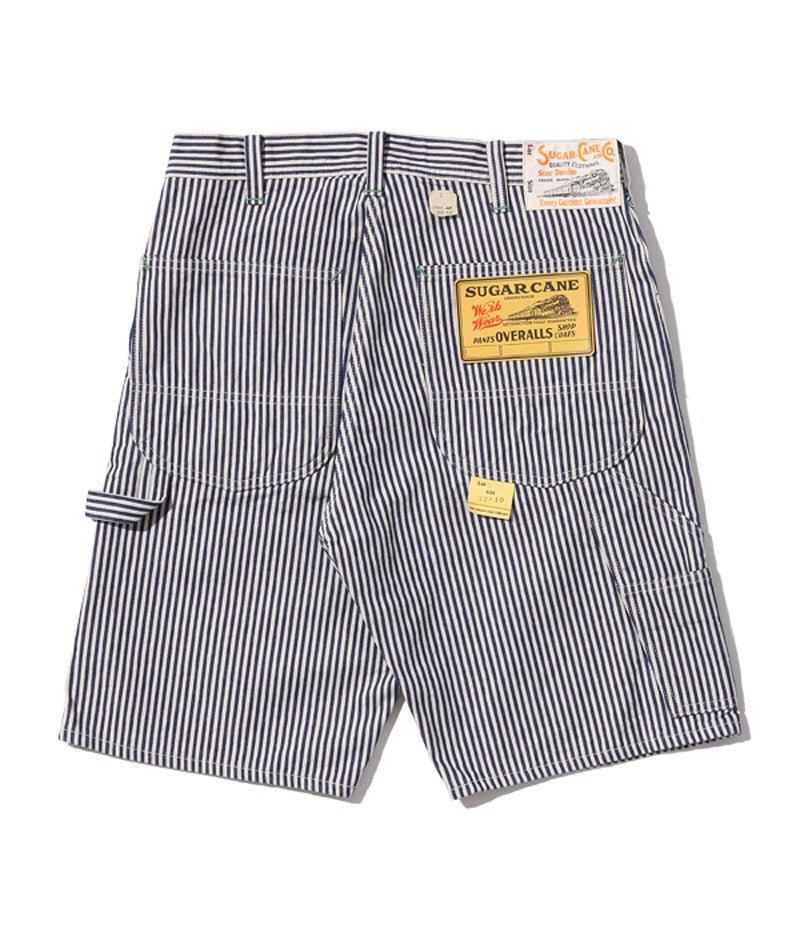 SC51842 / SUGAR CANE 11oz. HICKORY STRIPE WORK SHORTS
