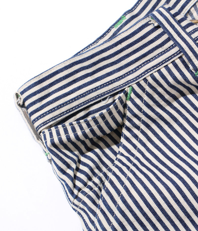 SC51842 / SUGAR CANE 11oz. HICKORY STRIPE WORK SHORTS