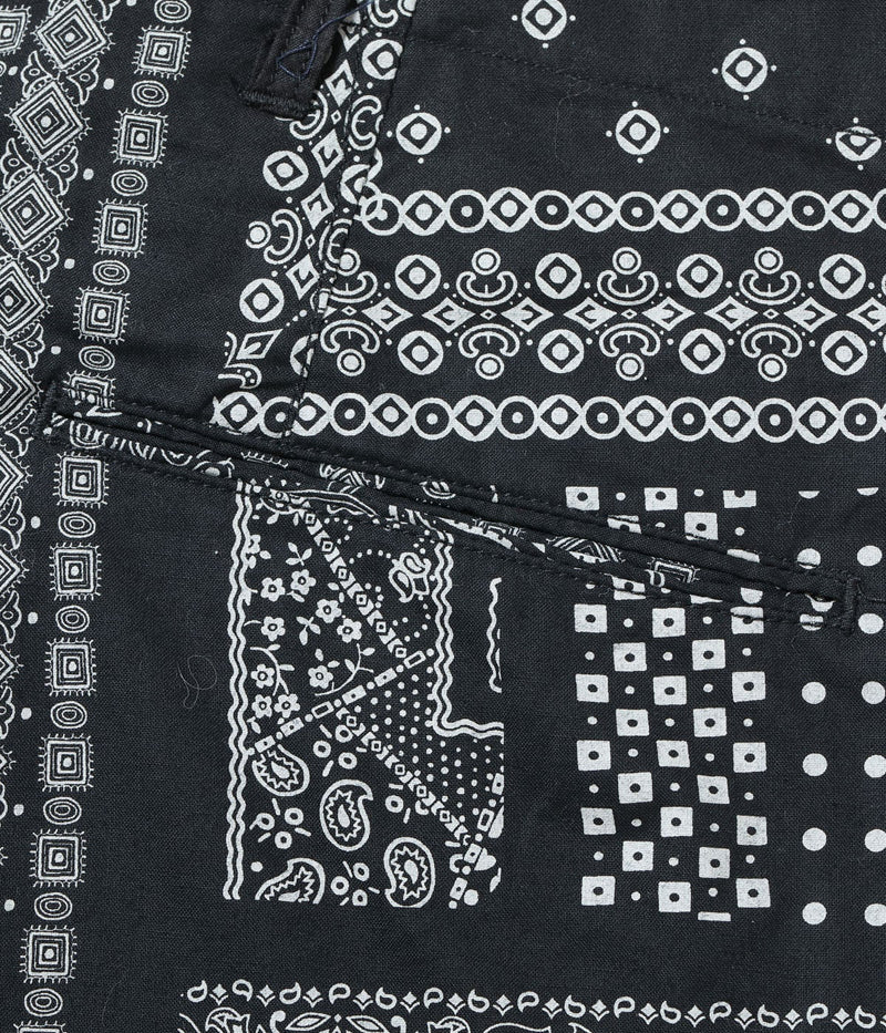 SC52537 / SUGAR CANE NATIVE AMERICAN BANDANA PATCHWORK PRINT WORK SHORTS