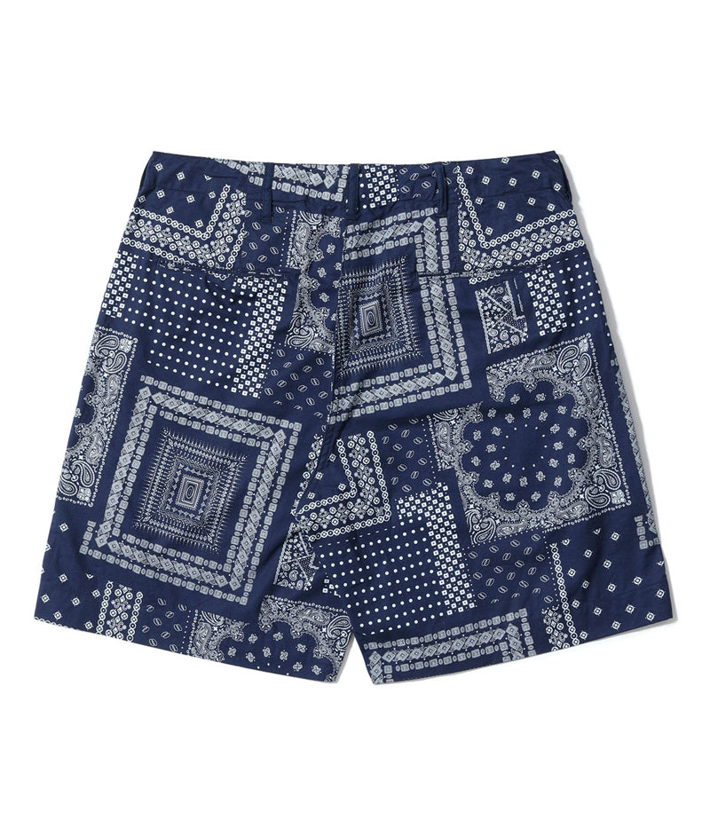 SC52537 / SUGAR CANE NATIVE AMERICAN BANDANA PATCHWORK PRINT WORK SHORTS