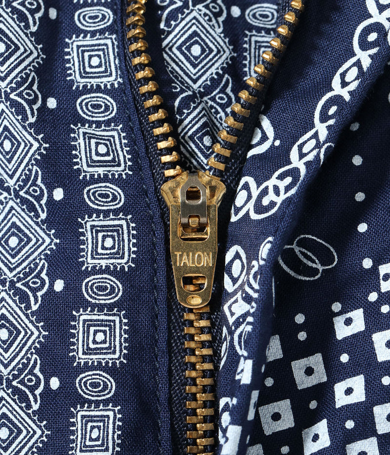 SC52537 / SUGAR CANE NATIVE AMERICAN BANDANA PATCHWORK PRINT WORK SHORTS