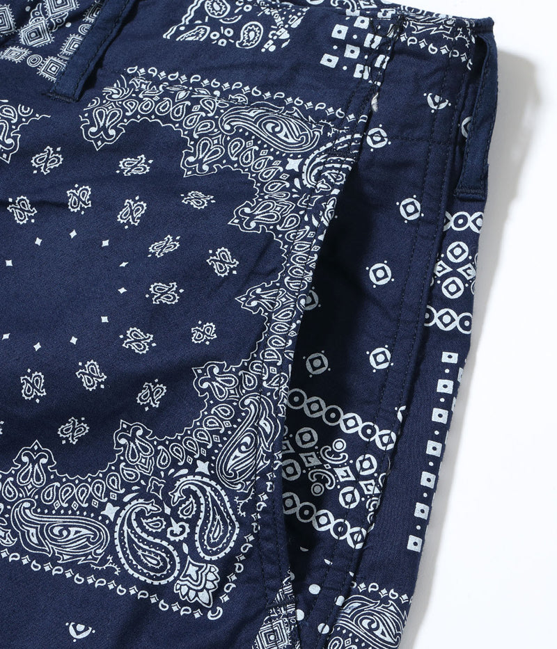 SC52537 / SUGAR CANE NATIVE AMERICAN BANDANA PATCHWORK PRINT WORK SHORTS