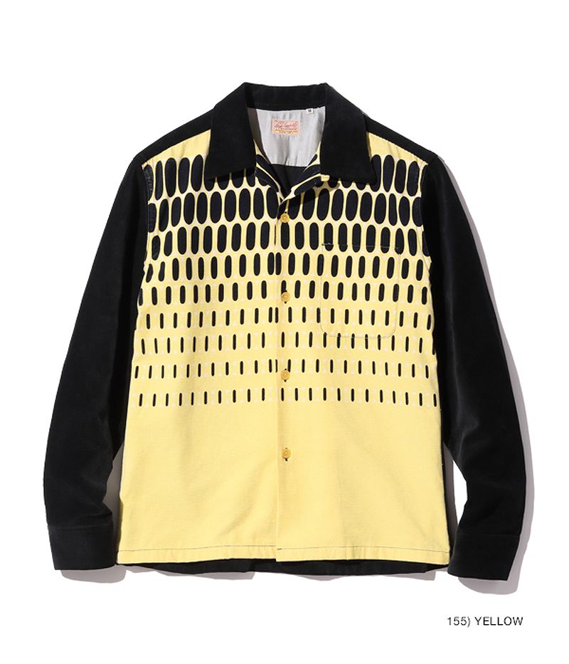 SE29170 / STYLE EYES Mid 1950s Style Corduroy Sports Shirt “ELVIS DOT”