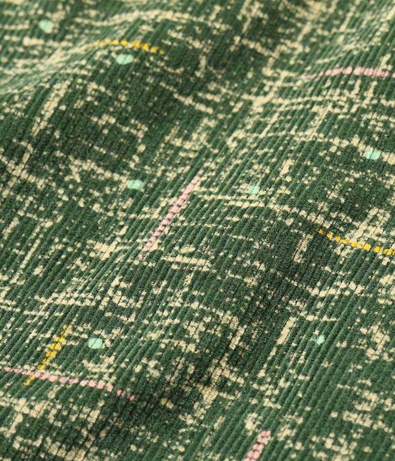 SE29172 / STYLE EYES Mid 1950s Style Corduroy Sports Shirt “IKAT”
