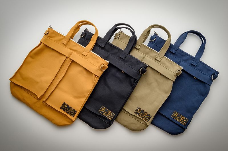 SGA2302 / The Strike Gold Sail-Cloth Small Helmet Bag