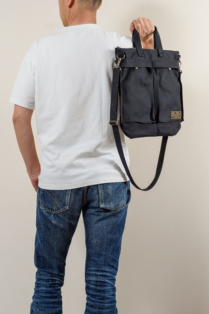 SGA2302 / The Strike Gold Sail-Cloth Small Helmet Bag