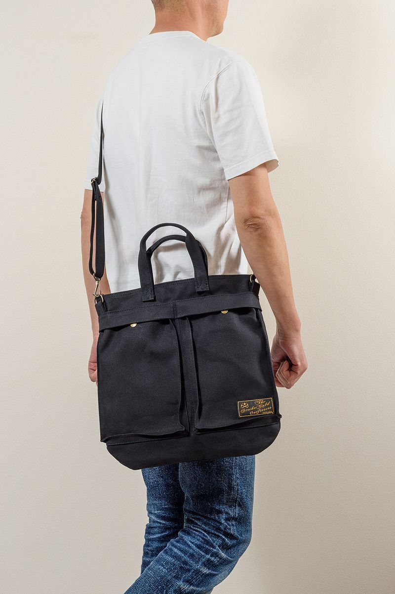 SGA2302 / The Strike Gold Sail-Cloth Small Helmet Bag
