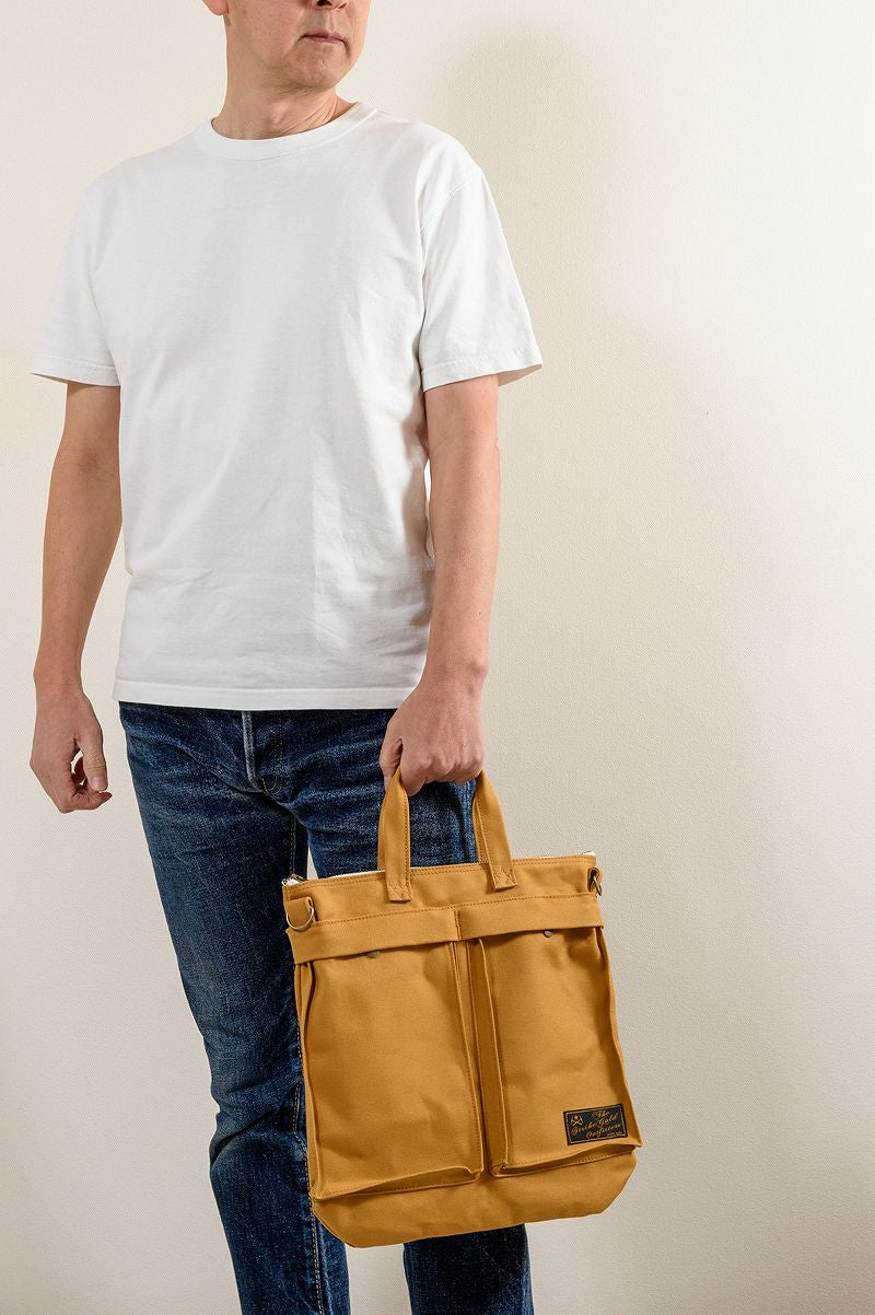 SGA2302 / The Strike Gold Sail-Cloth Small Helmet Bag